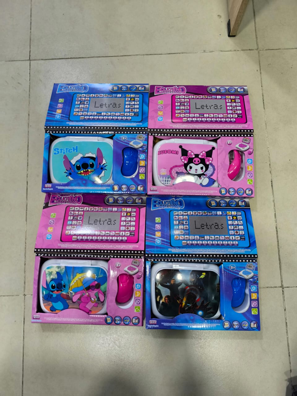 Mini laptop infantil 4 diseños - Vista 1