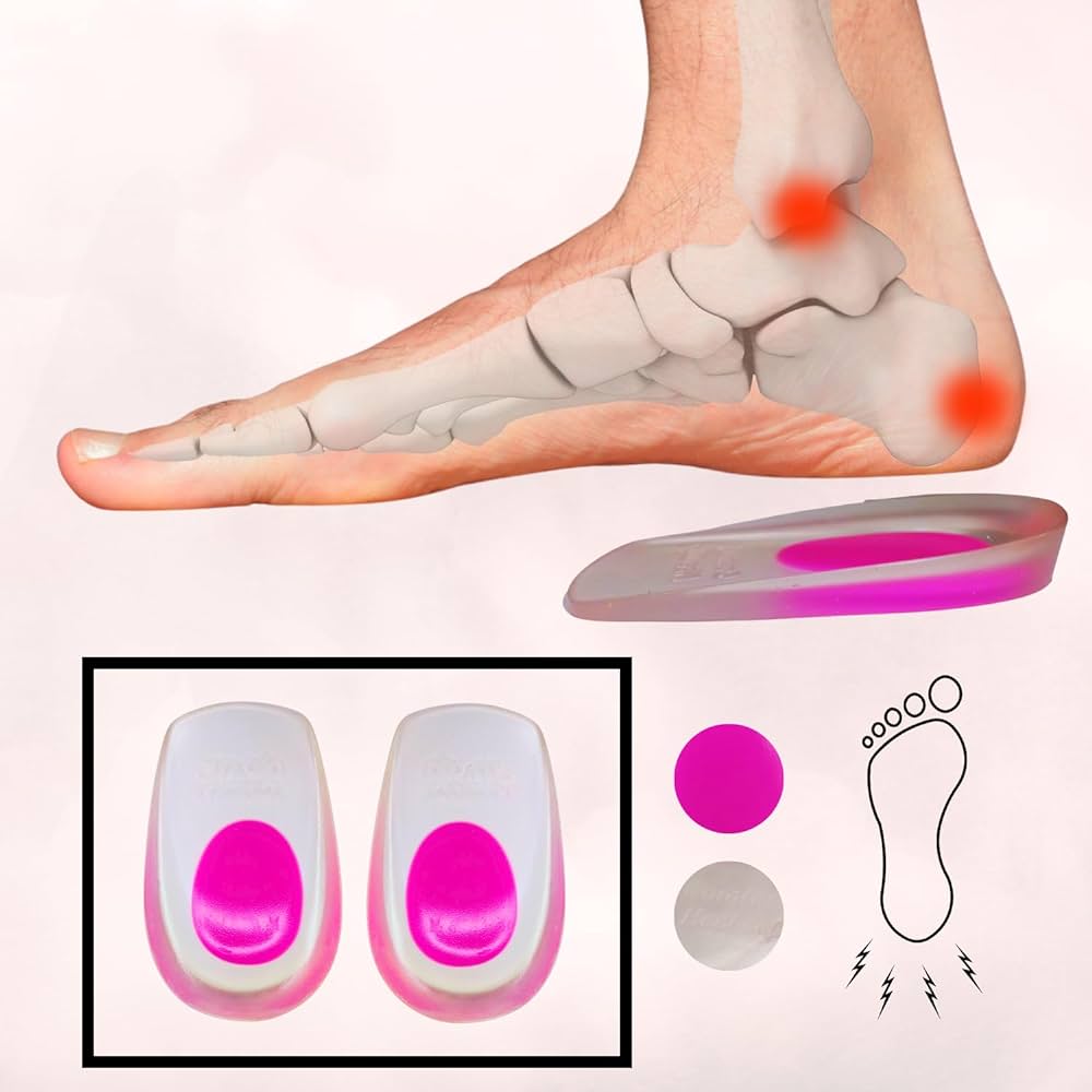 Talonera ortopedica soporte gel mujer
