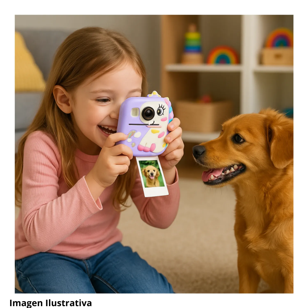 📸 Cámara Infantil Instantánea: ¡Captura y Imprime Momentos Mágicos! 🎉 3