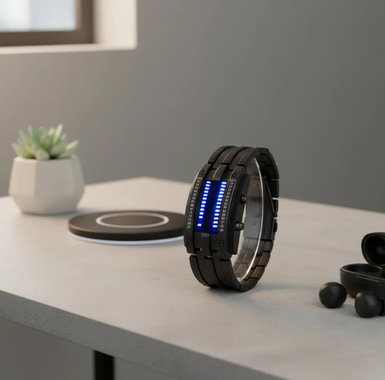Reloj Binario LED para Hombre original - Vista 1