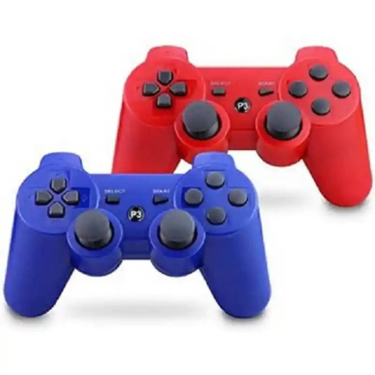 Control Inalámbrico Rojo Y Azul Para Ps3