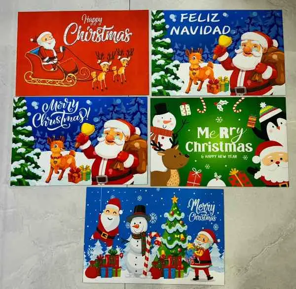 TAPETE NAVIDEÑO RECTANGULAR