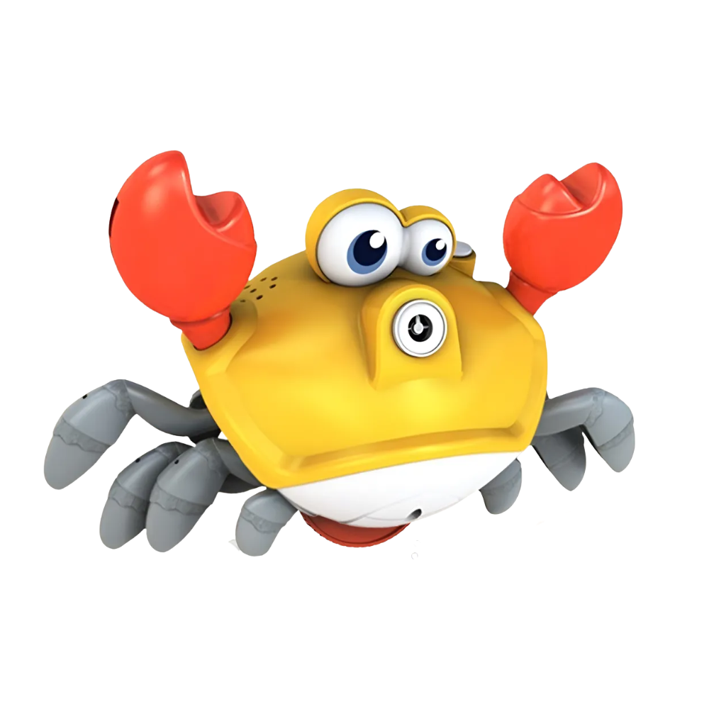 ¡Haz burbujas de diversión con el Cangrejo Burbujero Infantil Amarillo! 🦀✨