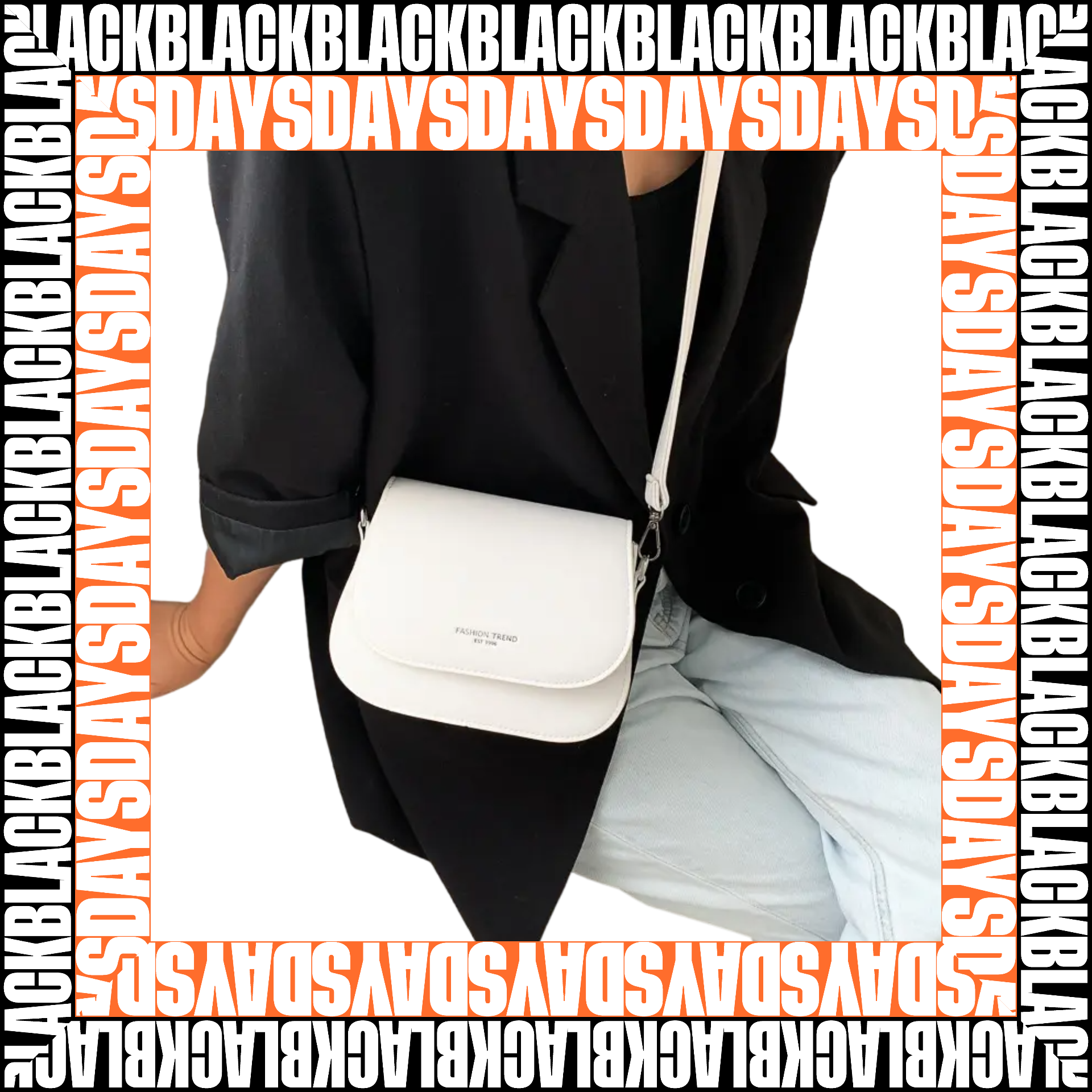 Bolso Cartera Manos Libres Black Days - Vista 1