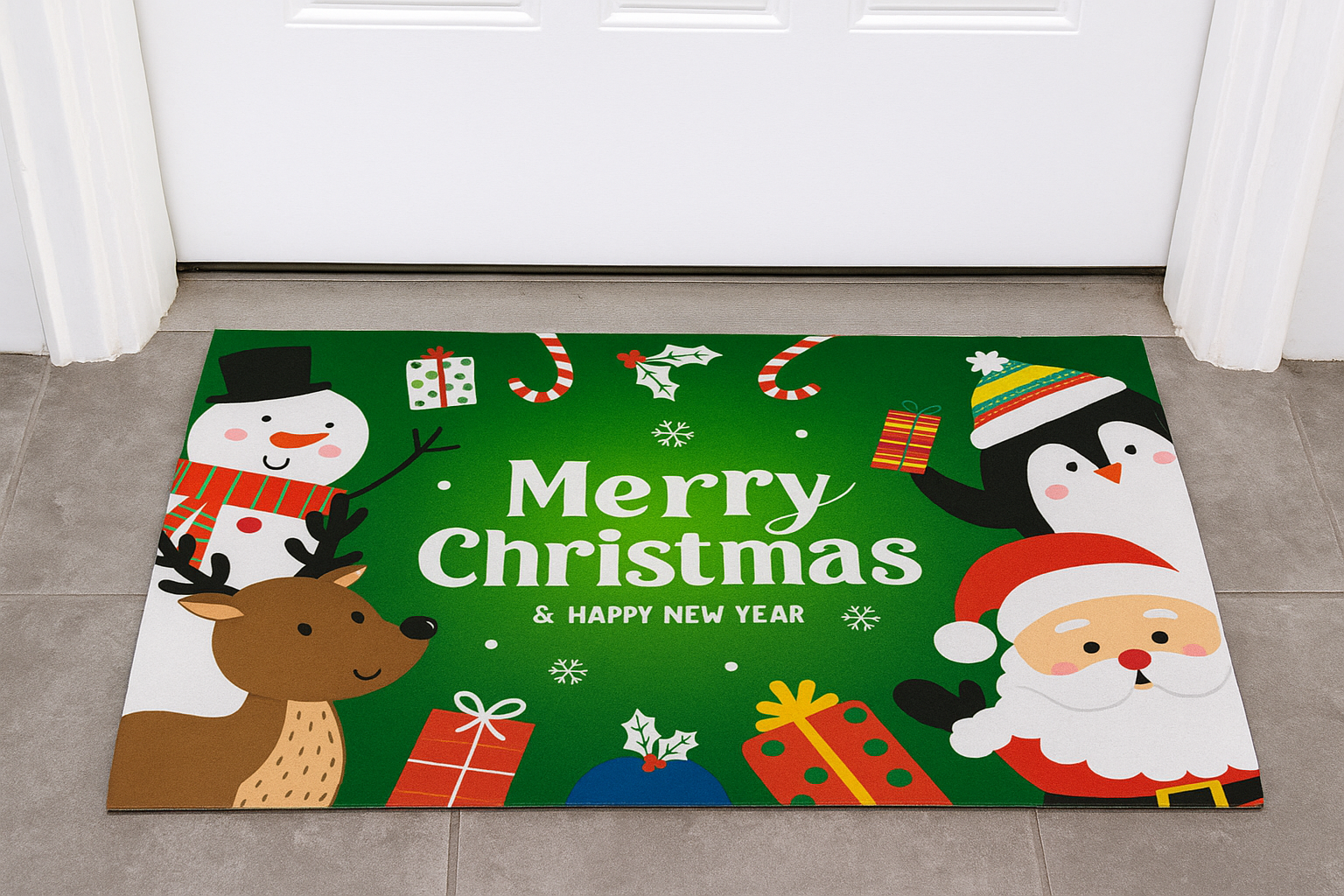 Telón+ Tapete navideño - Vista 1