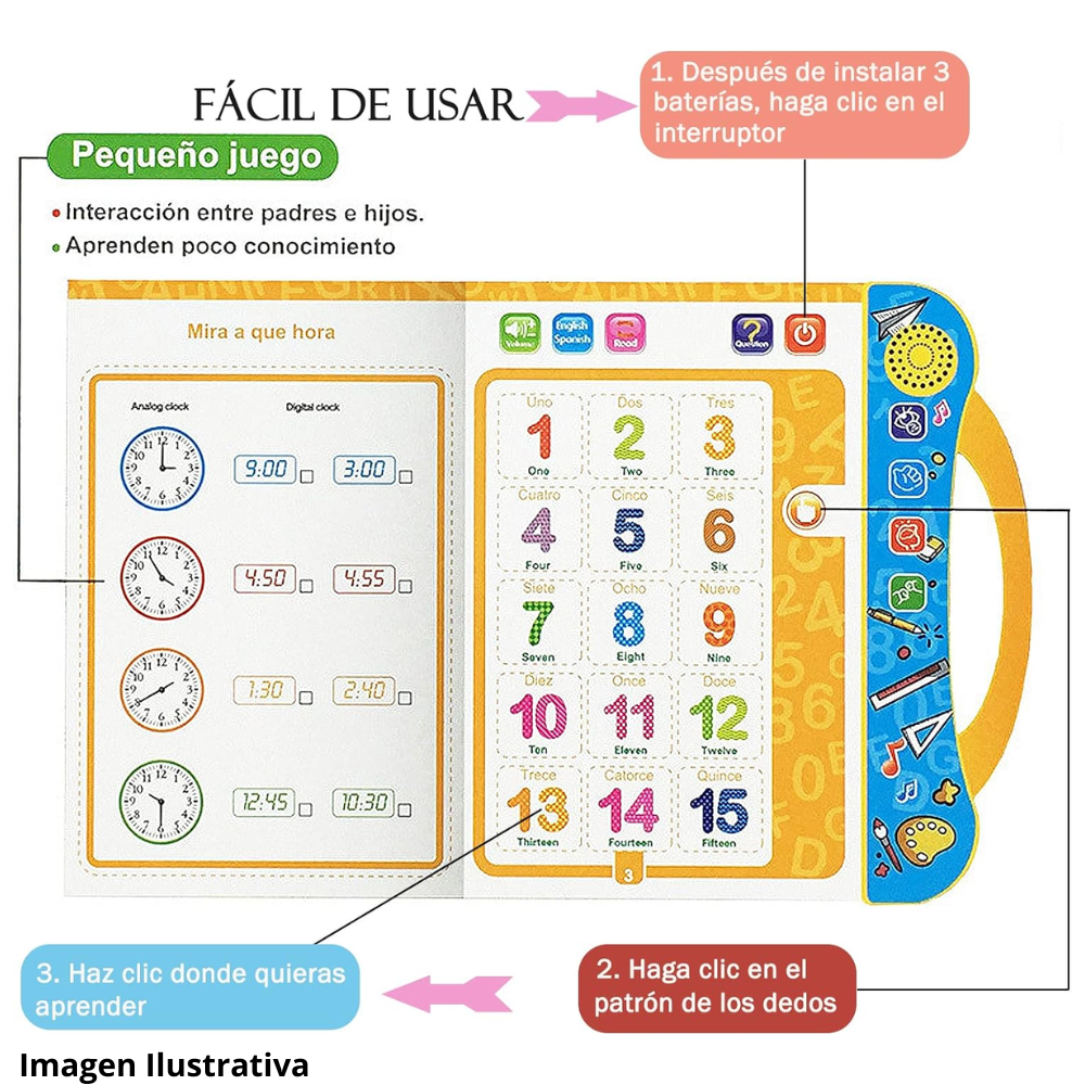 📚 ¡Descubre el Libro Educativo Interactivo Infantil Did! 🎉 3