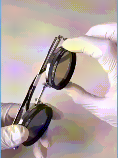 Gafas de sol con tinte ajustable