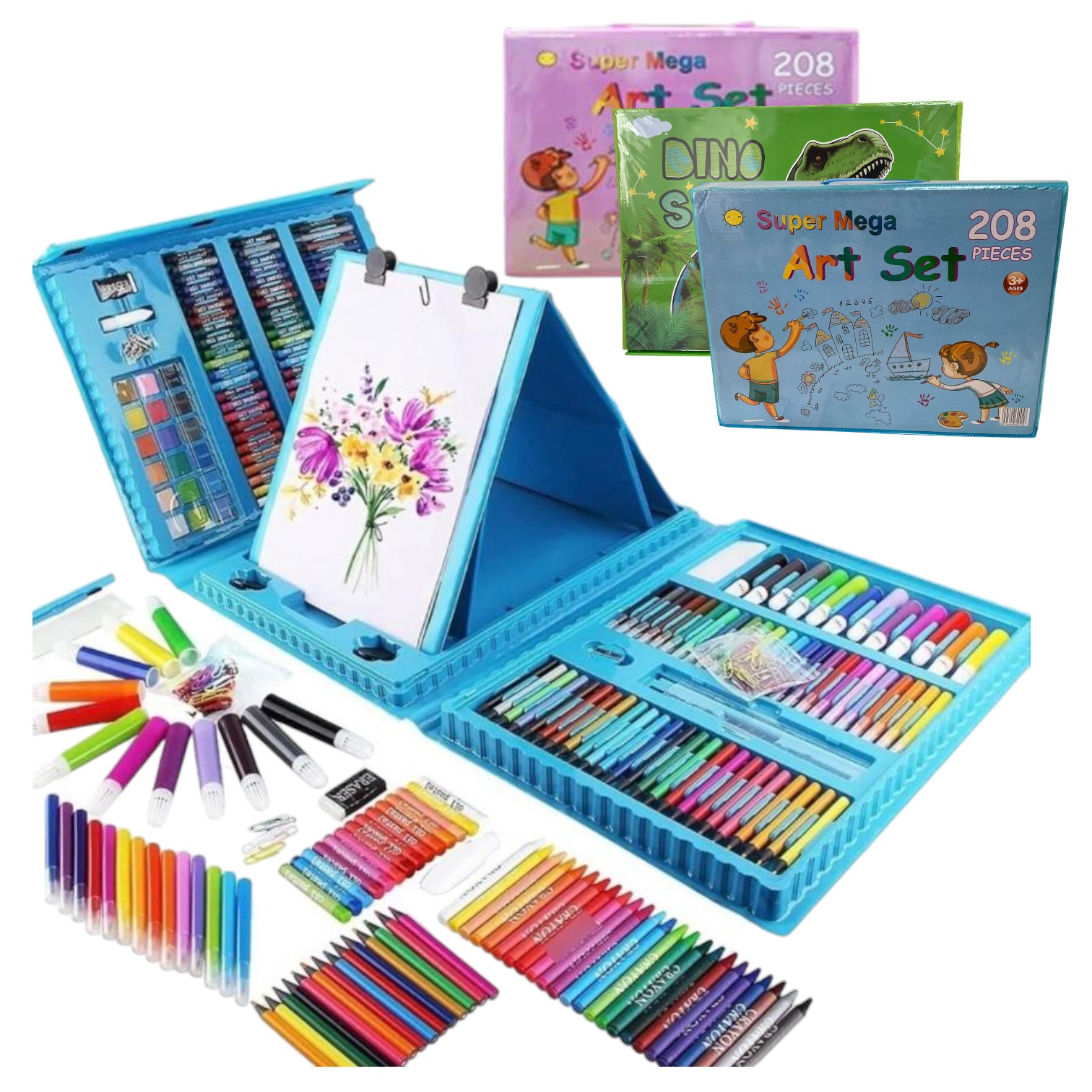Set Kit De Arte X208 Piezas Maleta Niños - Vista 1