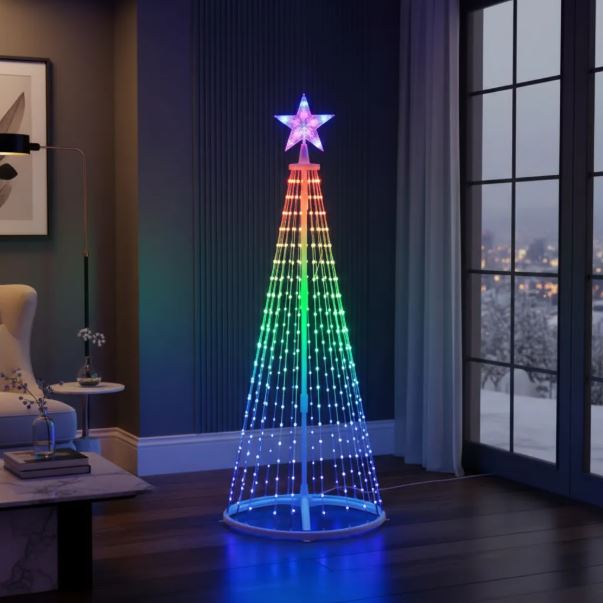 Arbol Navidad 2,10 Tiras Plegable Luzled - Vista 1
