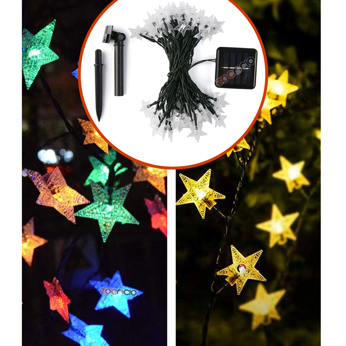 -Instalación Navideña Solar Estrellita - Vista 1