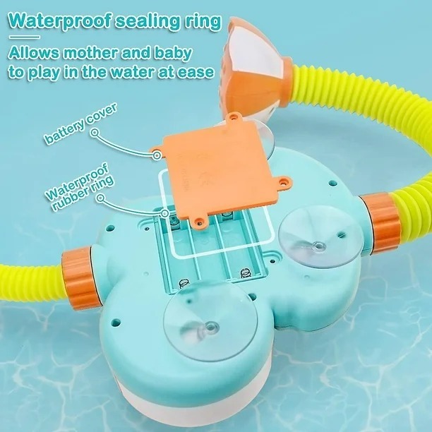 Vista 2 de Regadera Infantil Con Diseño De Elefante