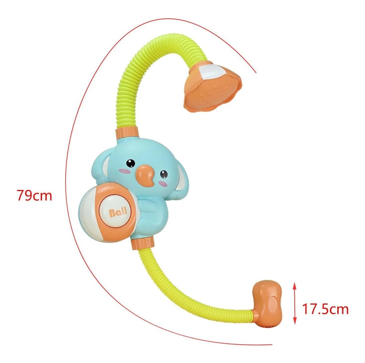 Vista 4 de Regadera Infantil Con Diseño De Elefante