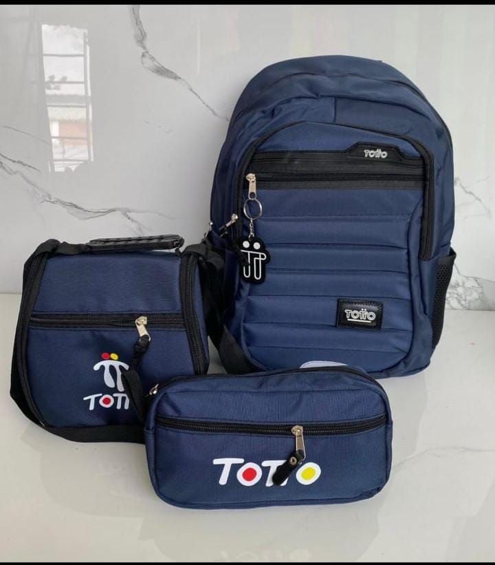 Vista 29 de COMBO BOLSO TOTTO TRIO 3X1 - COLOR: TODO NEGRO