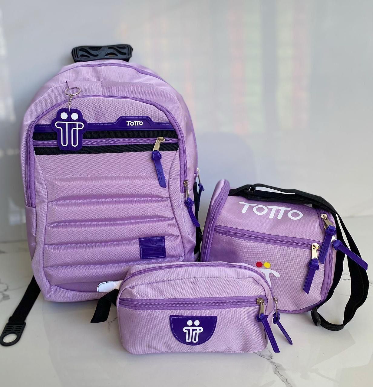 Vista 7 de COMBO BOLSO TOTTO TRIO 3X1 - COLOR: TODO NEGRO