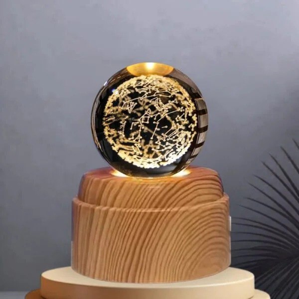 Lampara Esfera  Giratoria Constelaciones