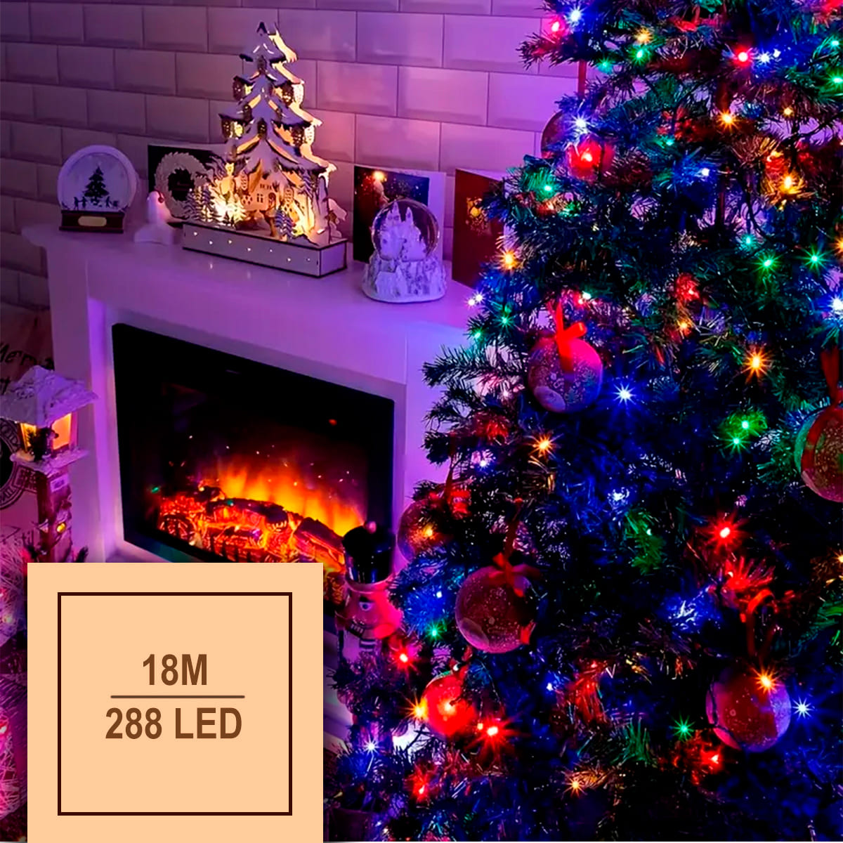 Lineal Luces LED 18M Cable Verde 1460