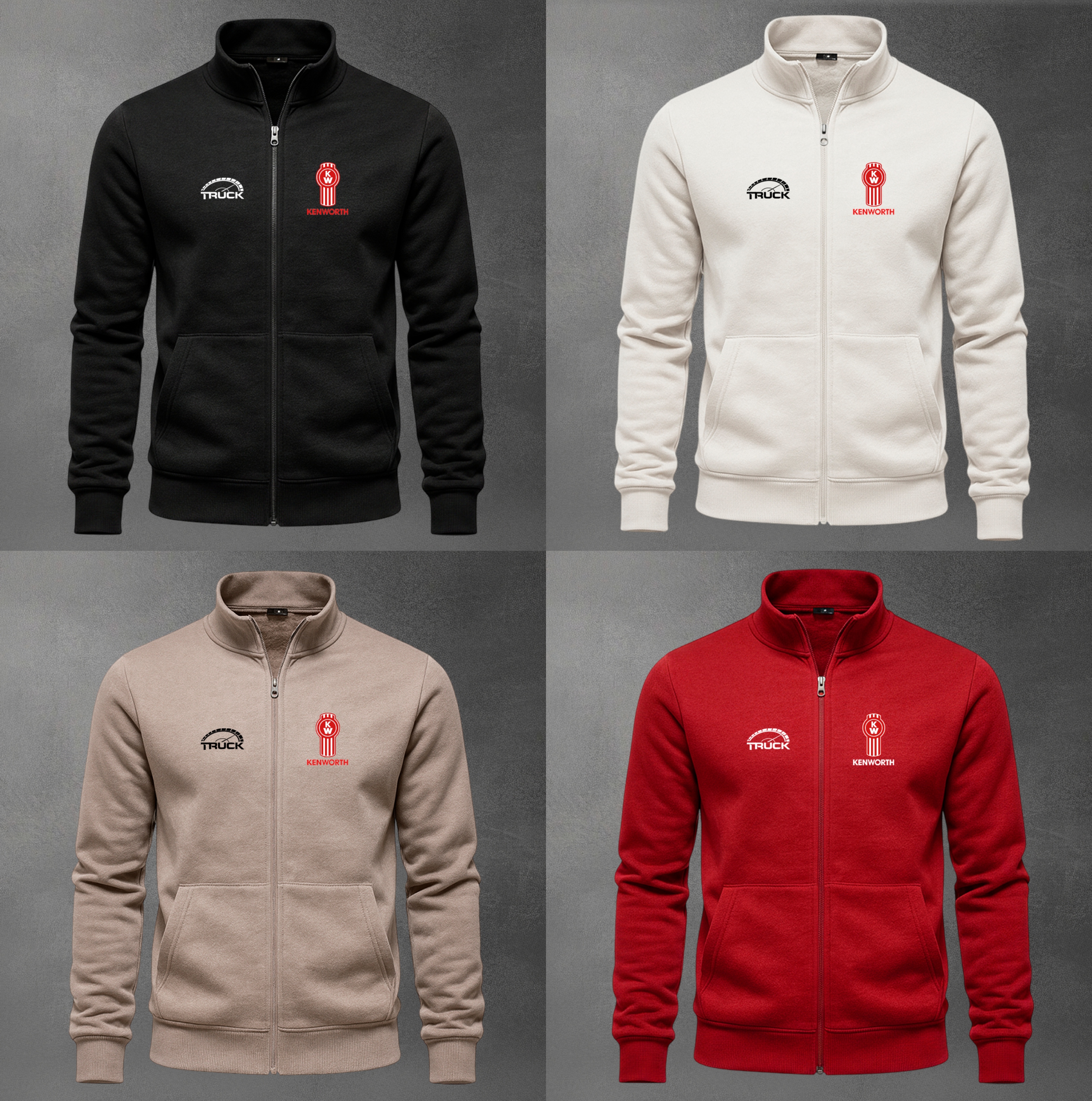 BUZO CAMION KENWORK BORDADO CUELLO ALTO - Vista 1