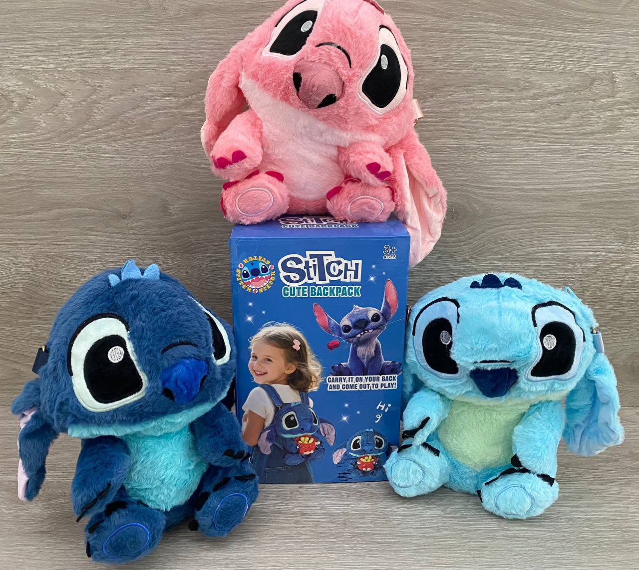 Morral Peluche de Stitch con Accesorios