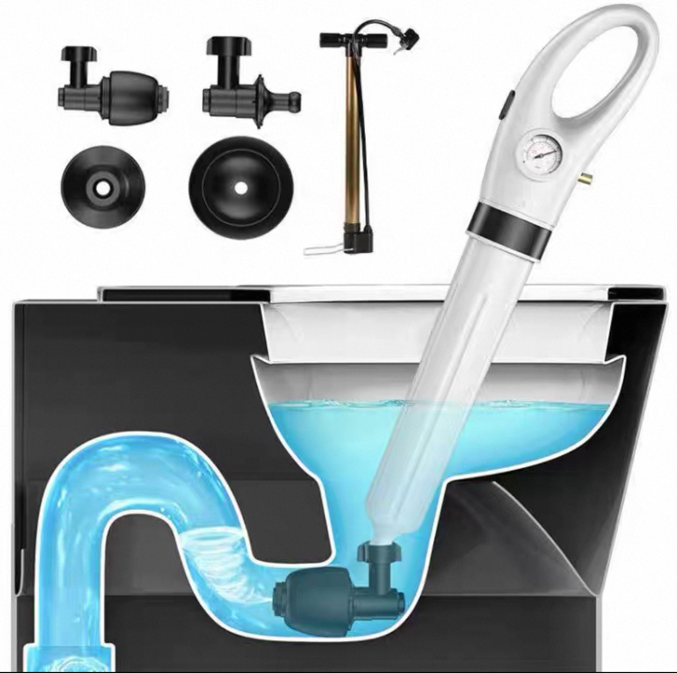 Destaqueador Bomba de Sanitario