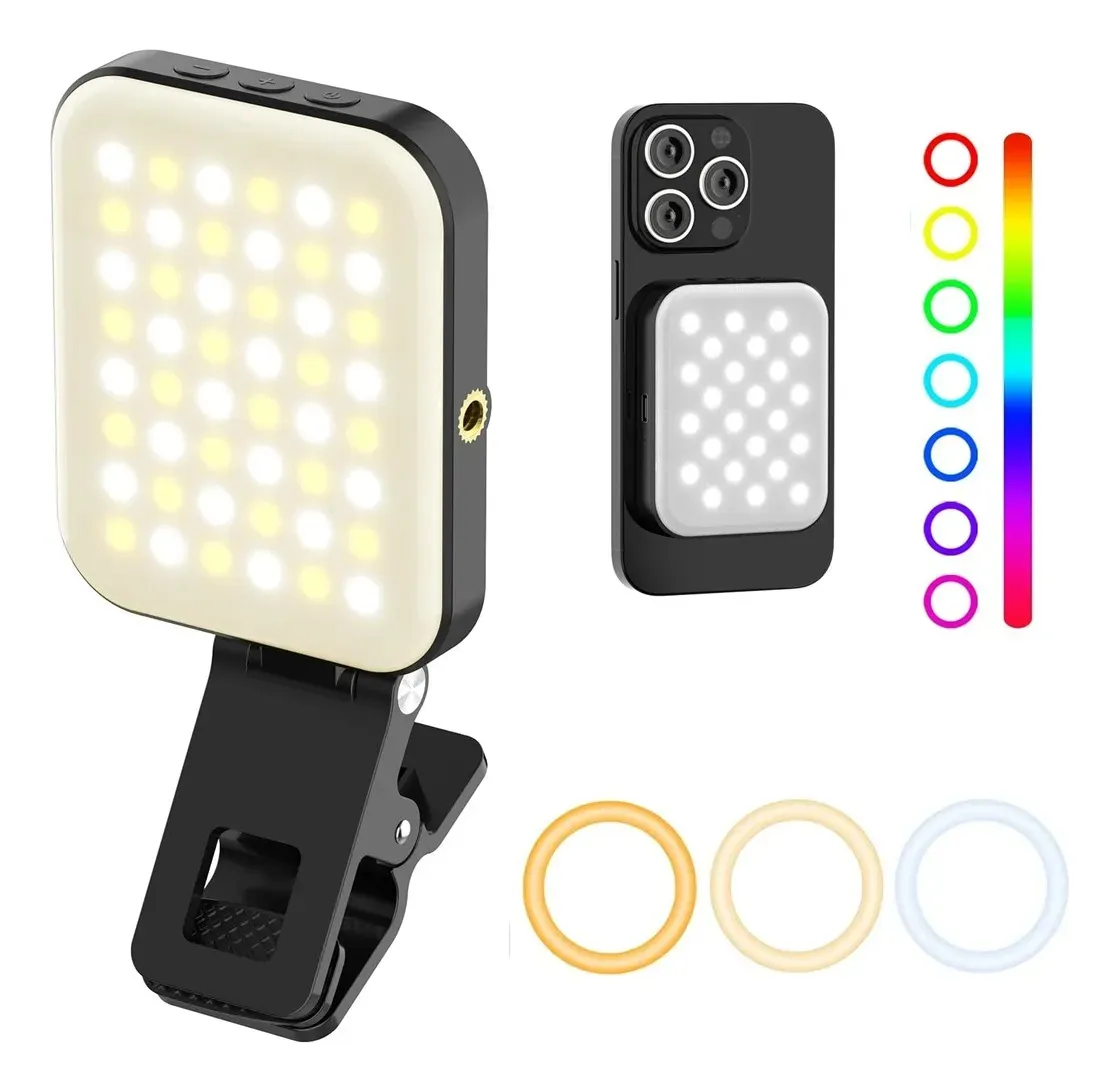 Luz led para celular W80 RGB