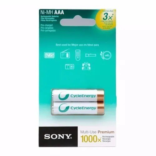 Pila Bateria Recargable Aaa X2 Und Sony