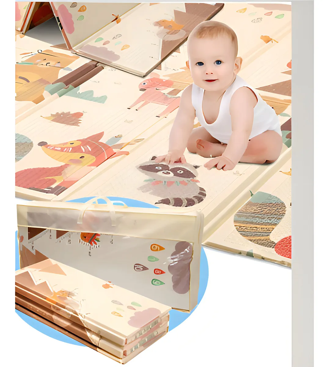 Tapete Extra Grande Plegable Para Bebé