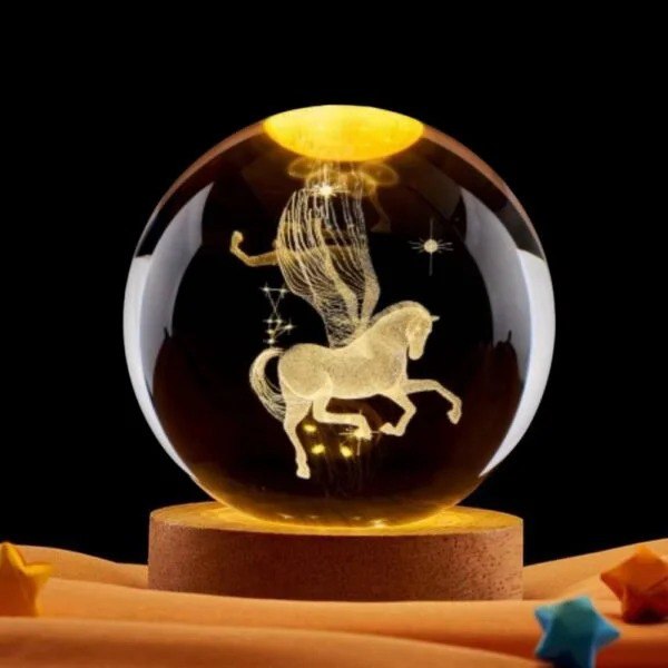 Esfera 3D Pony Pegasus Grande