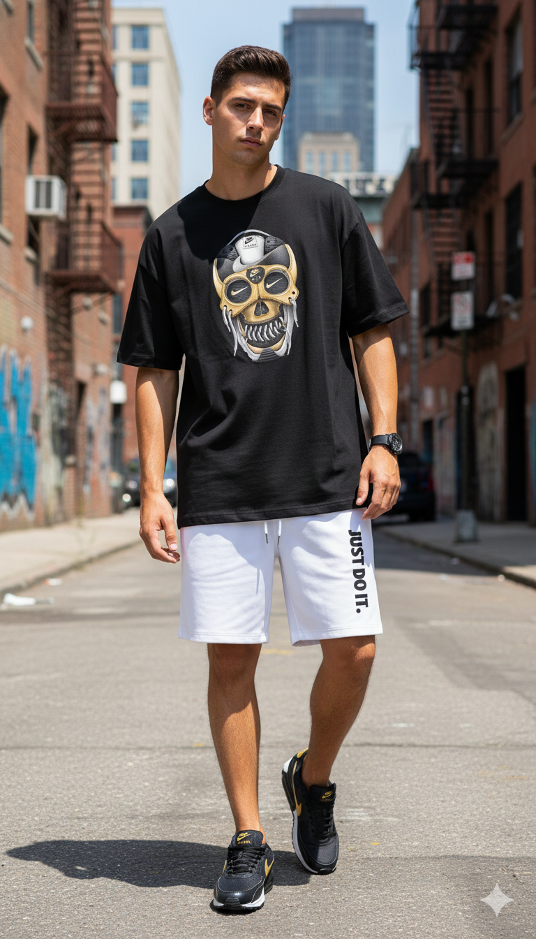 Camiseta + Pantalonetas OVERSIZE 1999433 - Vista 1