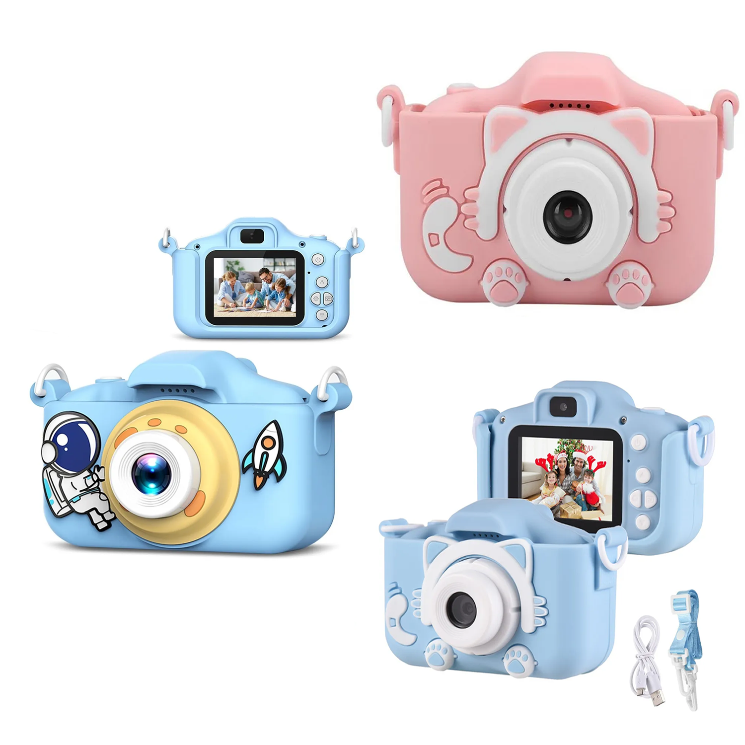 Camara Infantil Digital Hd Recargable - Vista 1