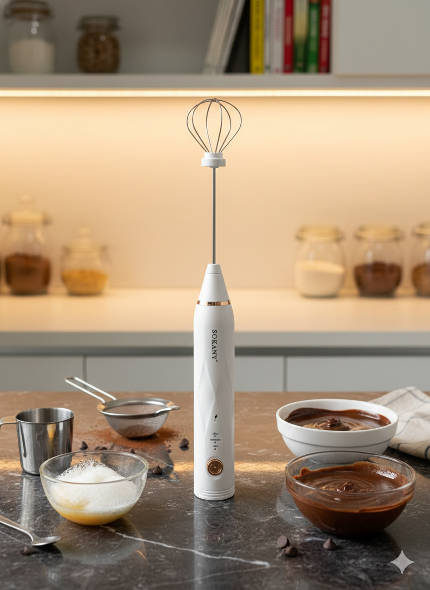 Espumador de bebidas Eléctrico Portátil
