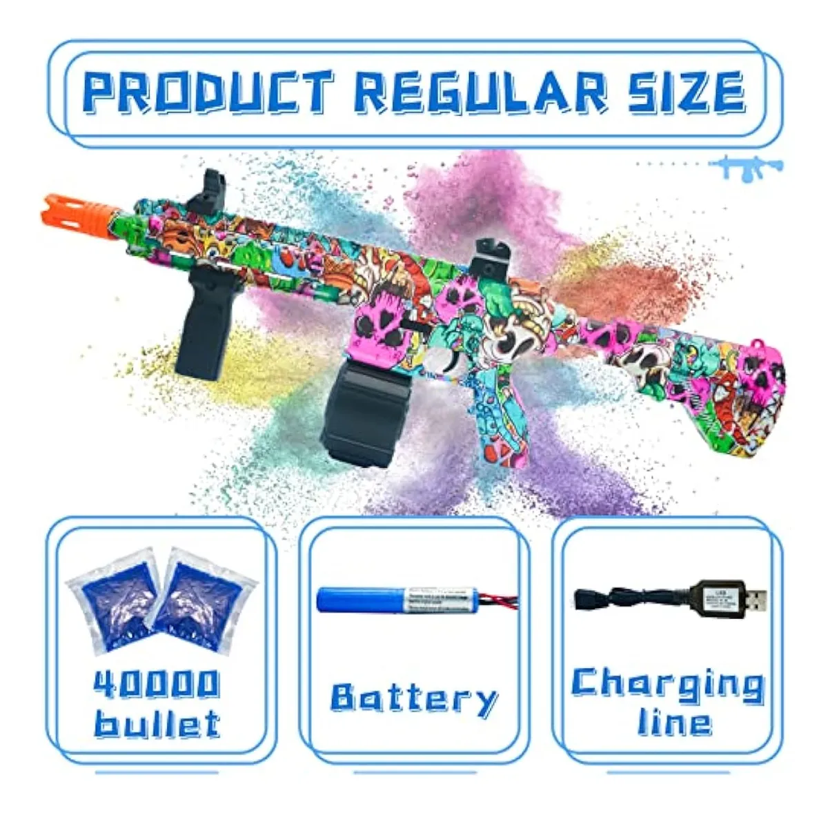 🚀 Pistola Gel Automática M416 Black Days - ¡Diversión sin fin! 4