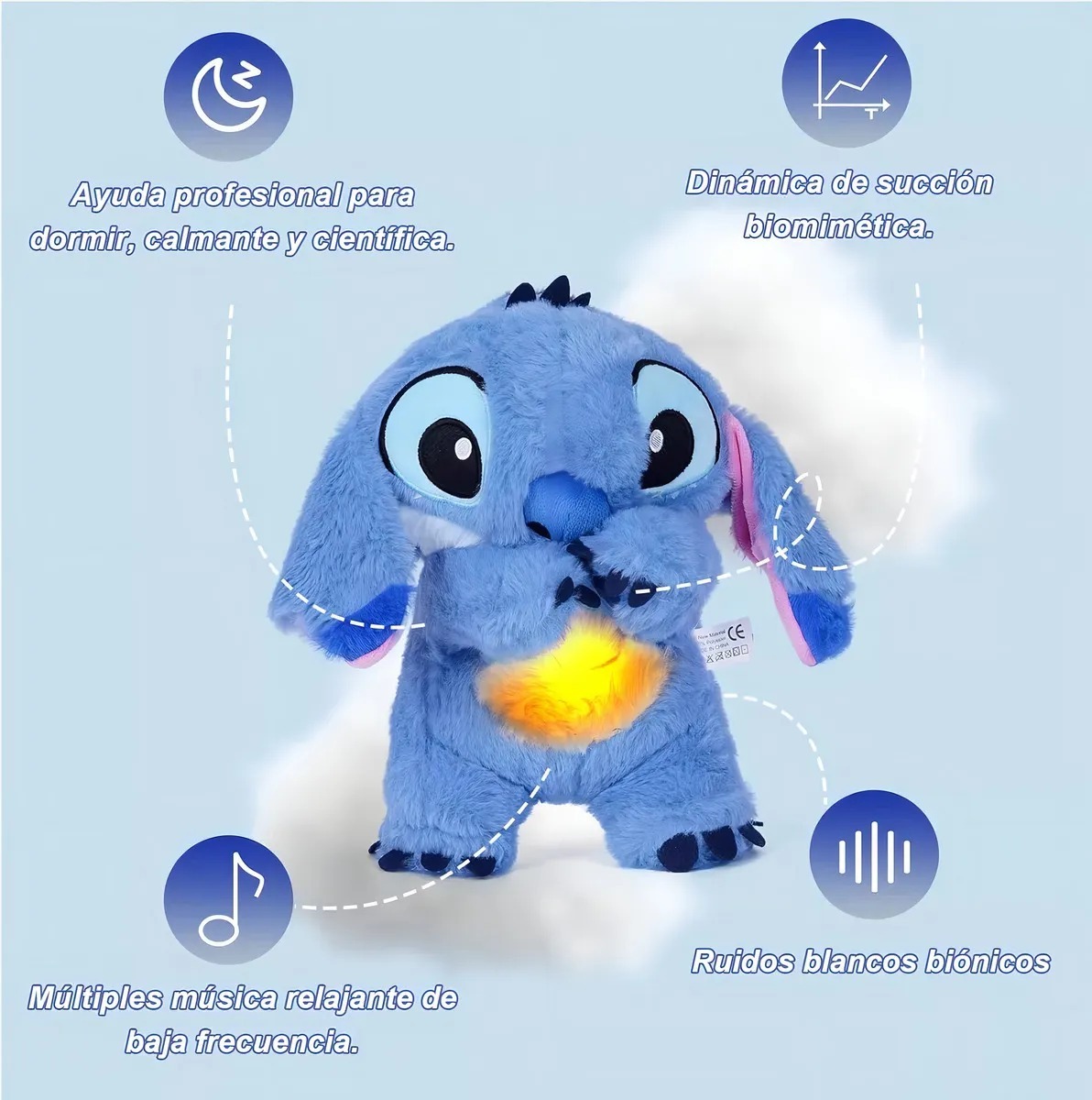 zPeluche Respira Stitch Control Ansiedad - Vista 1