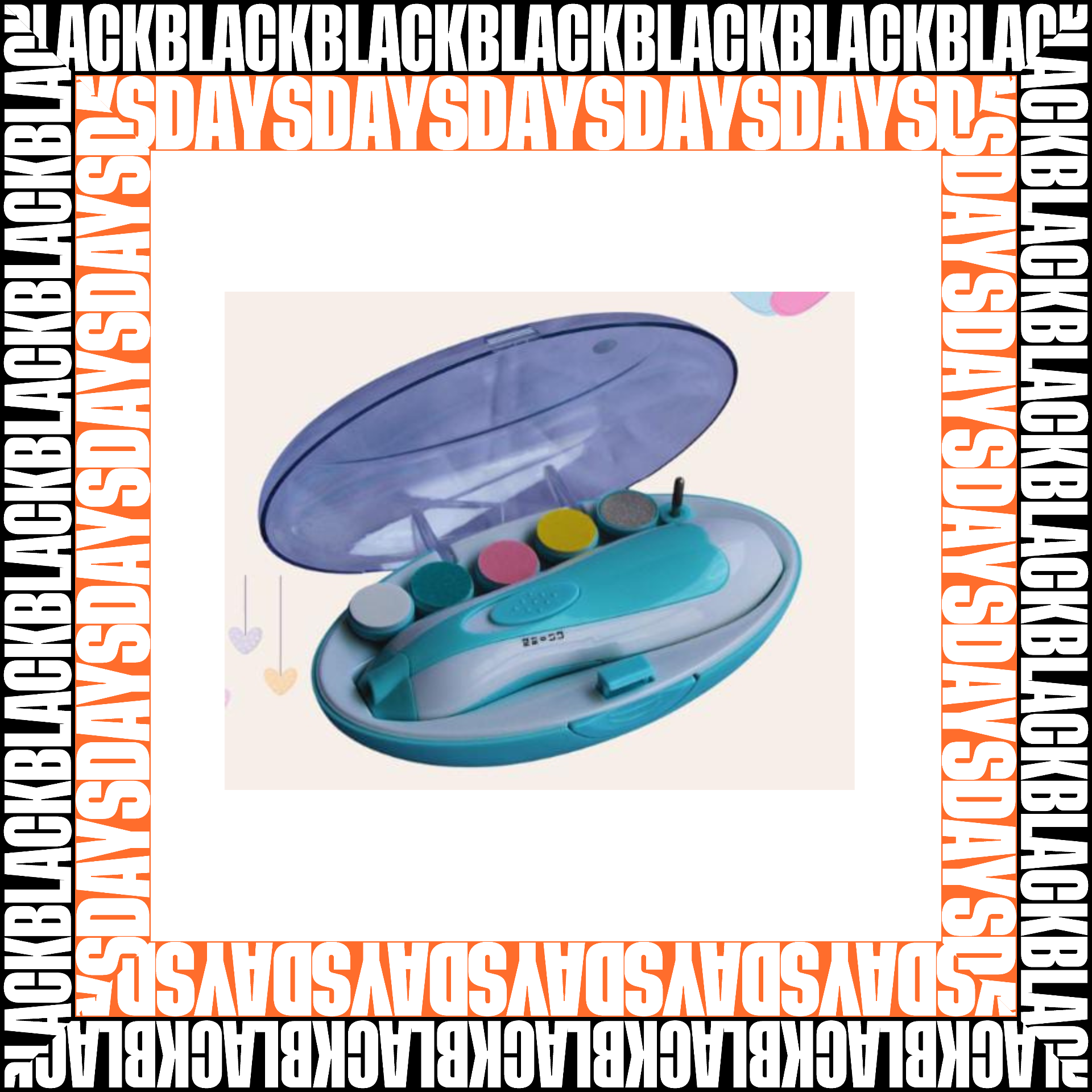 Lima de uñas eléctrica para bebe