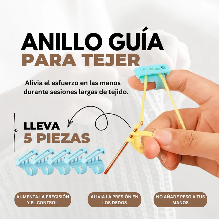 Herramienta para tejer crochet x5