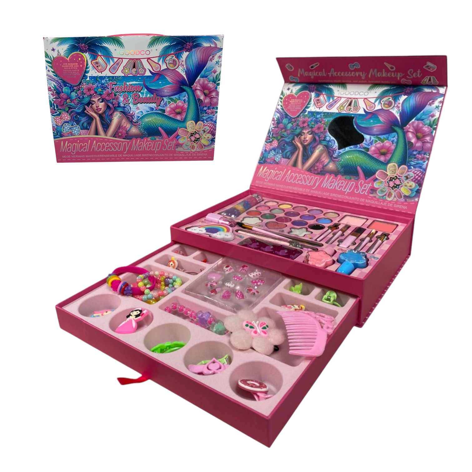 Kit Maquillaje Para Niñas + Accesorios - Vista 1