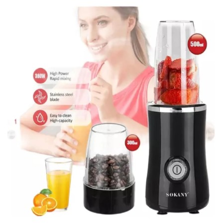 Licuadora Multifuncional Sokany 2 En 1
