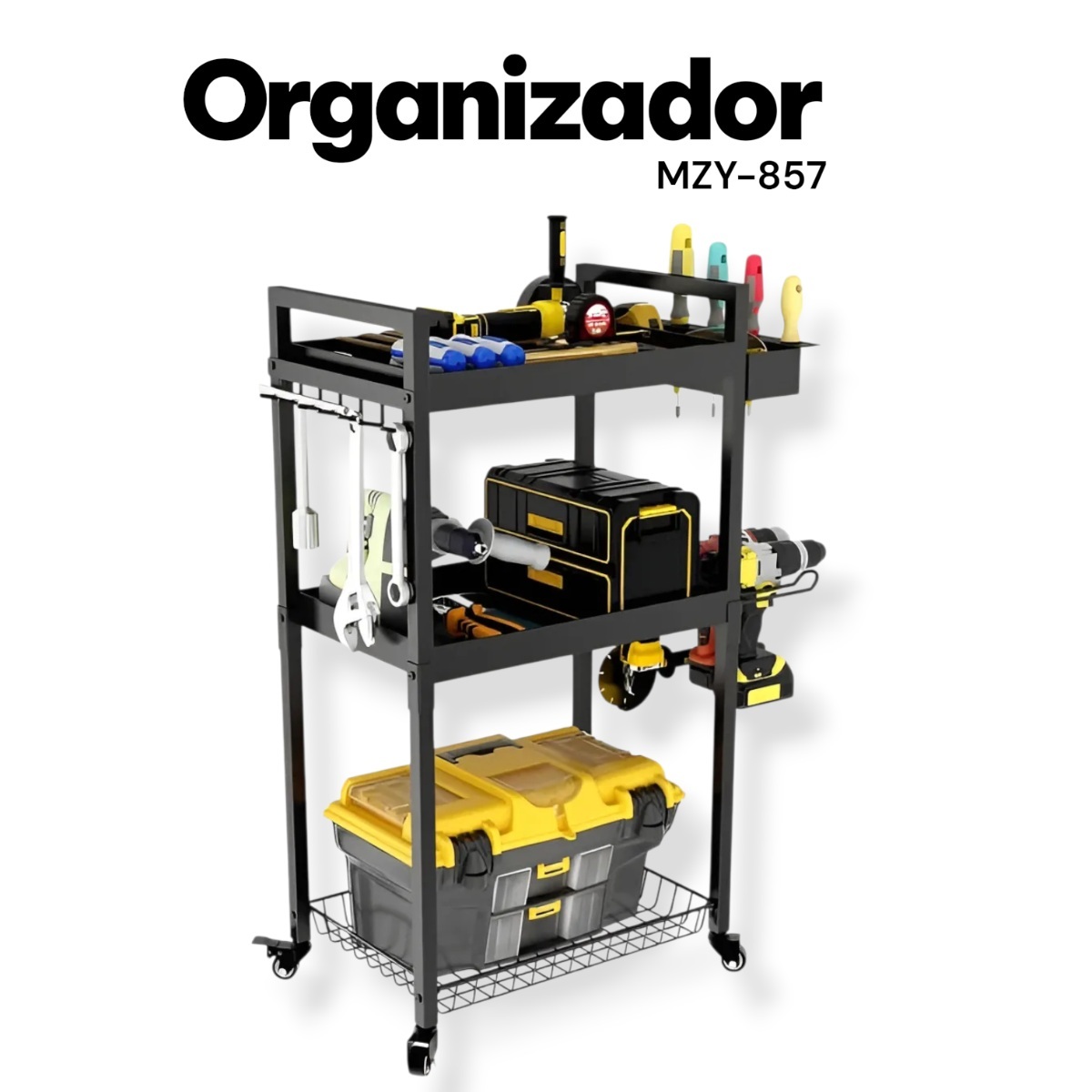 Organizador de Herramientas con Ruedas