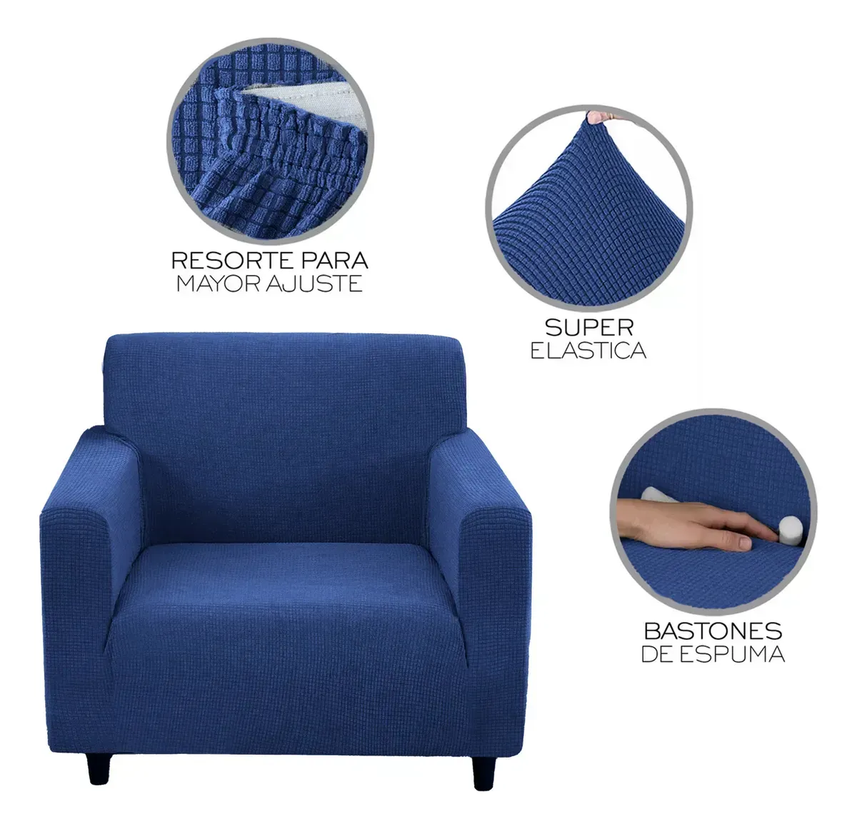 Cubre Sofa 1 Puesto Premium - Vista 1