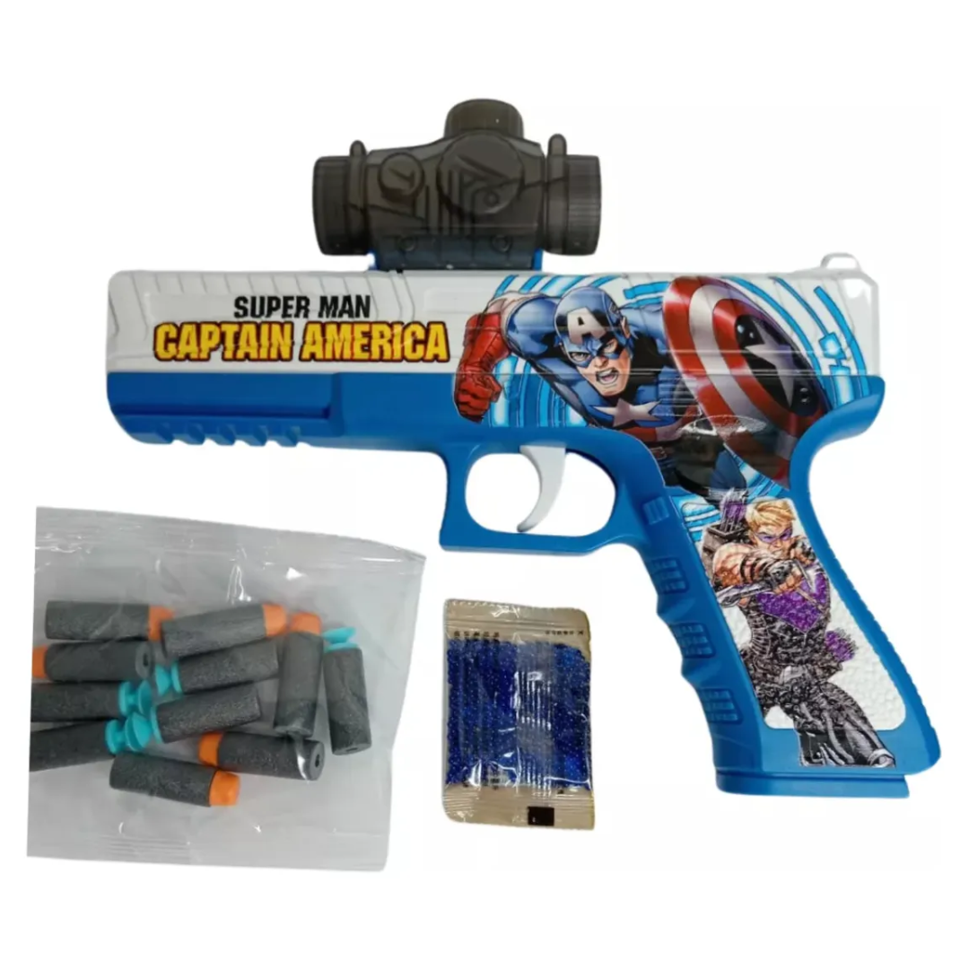 Juguete Pistola 2 En 1 Hidrogel Misiles - Vista 1