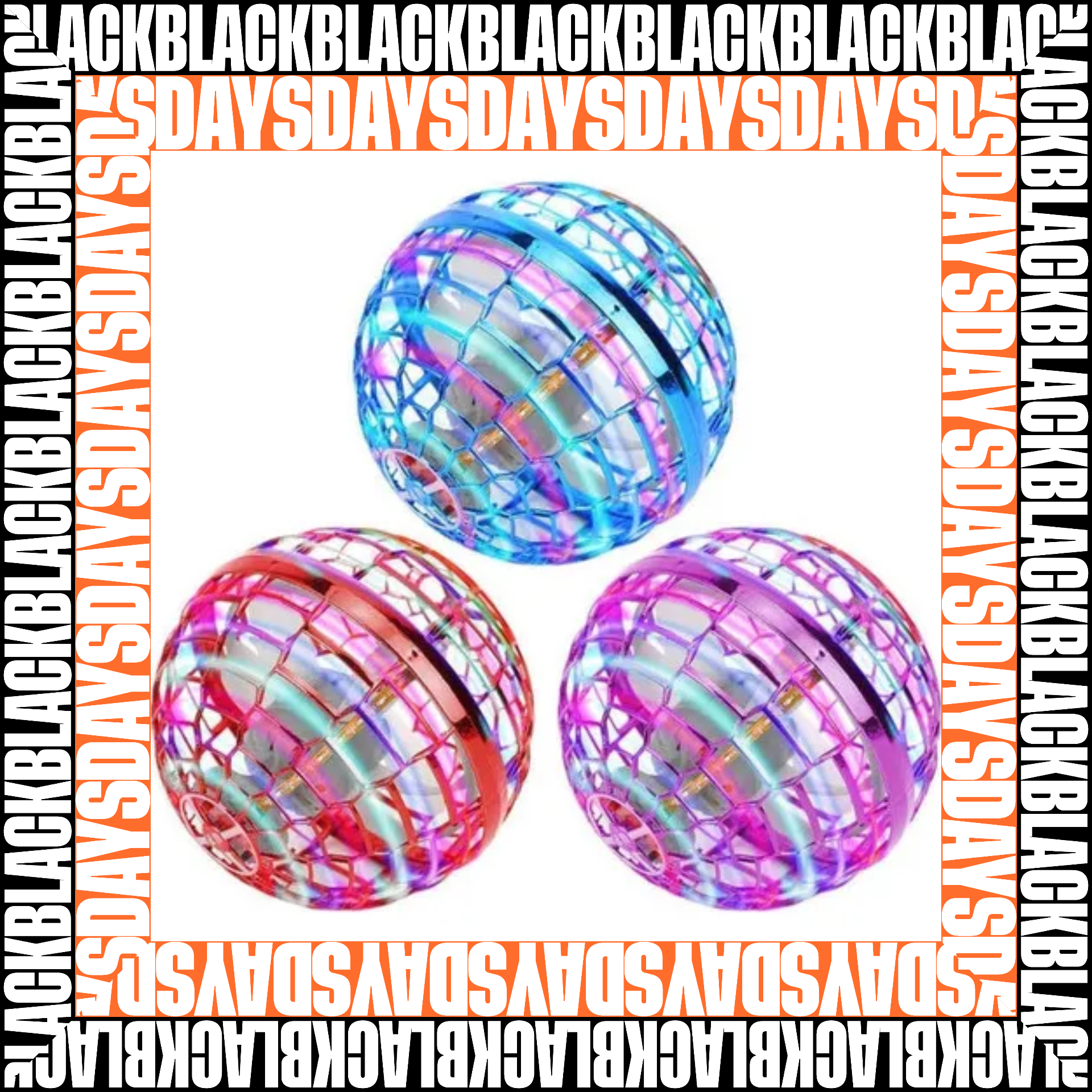 SPINNER PELOTA VOLADORA BLACK DAYS