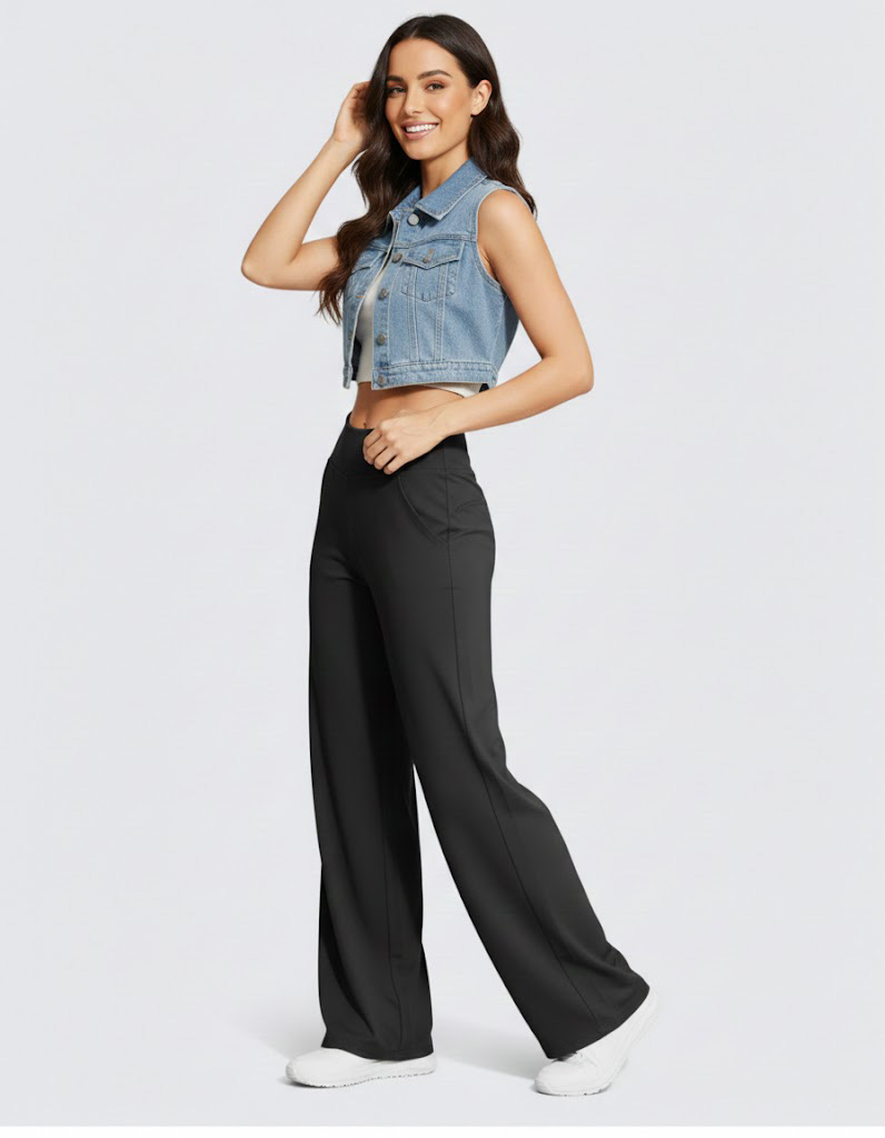 Pantalon Ancho Casual - Vista 1