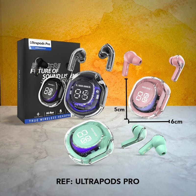 Audifonos Bluetooth Ultrapods 5.3 - Vista 1