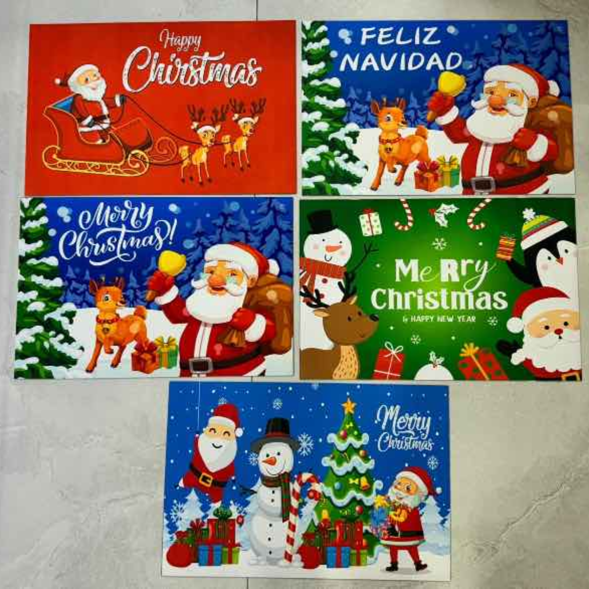 TAPETE NAVIDEÑO RECTANGULAR