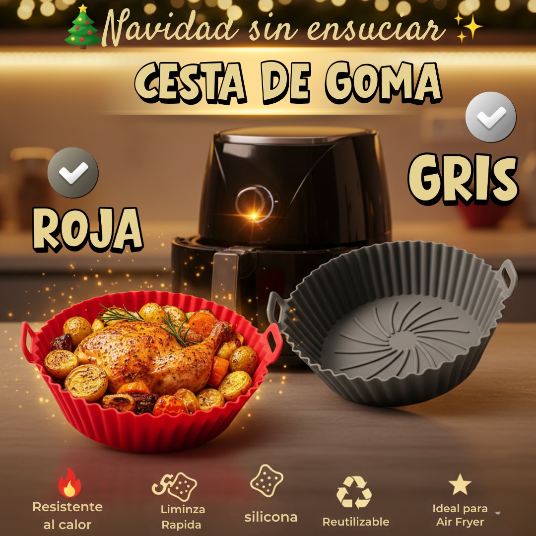CANASTILLA COCA AIR FRYER EN SILICONA