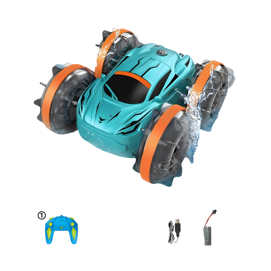 ¡Juguete Carro CR Acrobático 360 Azul 🚗✨ - Diversión sin límites! 3