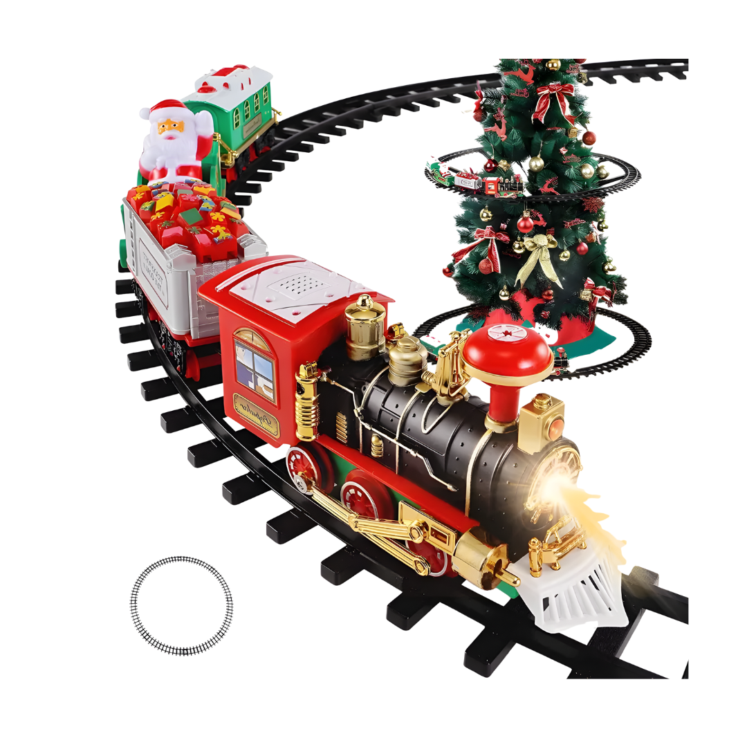 ¡Tren Eléctrico Navideño Musical! 🎄🚂
