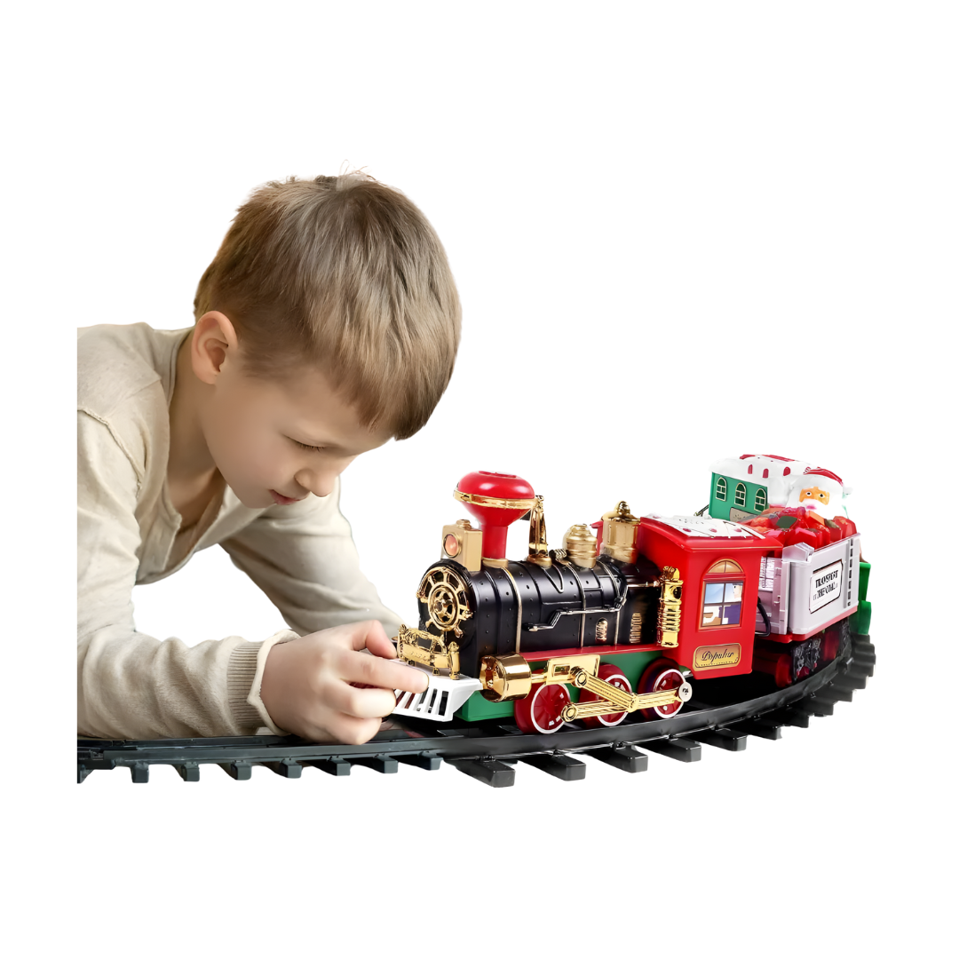 ¡Tren Eléctrico Navideño Musical! 🎄🚂 2