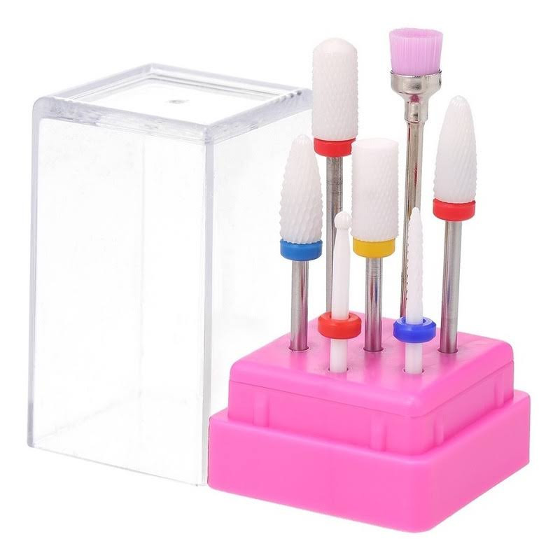Vista 3 de Juego de 7 brocas de cerámica para uñas