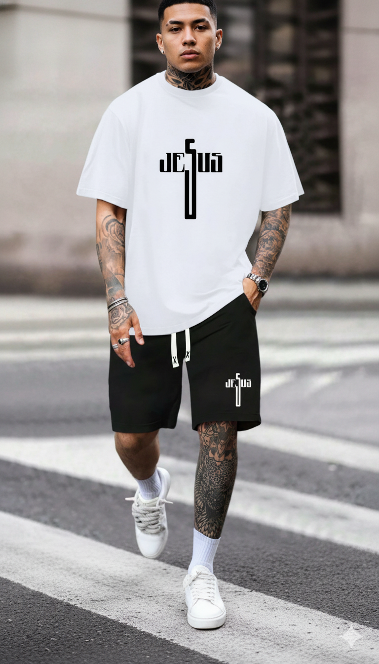 Camiseta + Pantalonetas OVERSIZE 2010694 - Vista 1