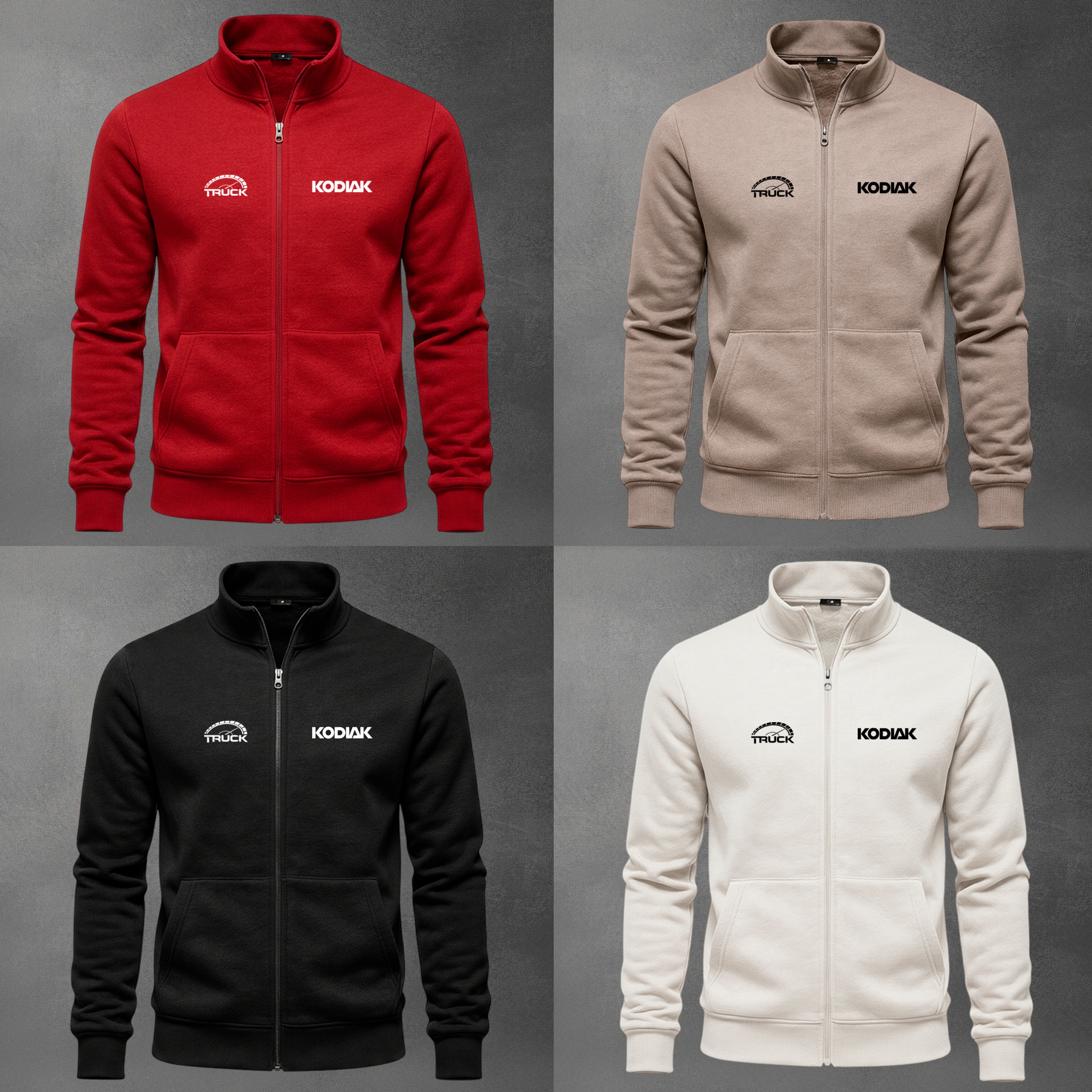 BUZO CUELLO ALTO CAMIONES KODIAK BORDADO - Vista 1